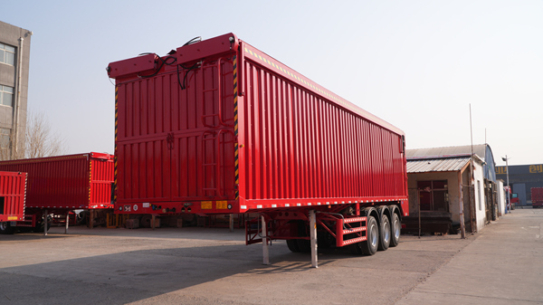 智能傳送帶自卸半掛車(chē)